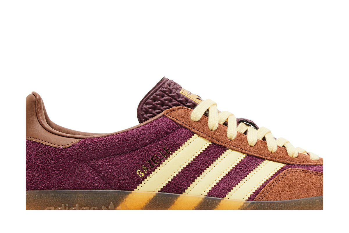 adidas Gazelle Indoor Maroon Almost Yellow sneaker afbeelding 2 - stylecode JI0324