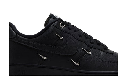 Nike Air Force 1 Low '07 LX Black Silver Mini Swoosh (Women's) sneaker afbeelding 2 - stylecode HQ1180-001