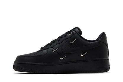 Nike Air Force 1 Low '07 LX Black Silver Mini Swoosh (Women's) sneaker afbeelding 3 - stylecode HQ1180-001