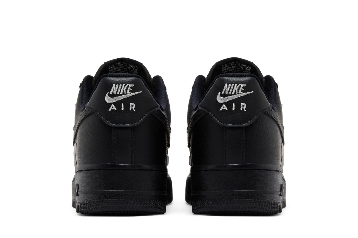 Nike Air Force 1 Low '07 LX Black Silver Mini Swoosh (Women's) sneaker afbeelding 6 - stylecode HQ1180-001