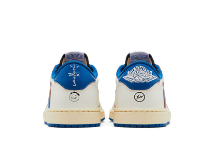 Jordan 1 Retro Low OG SP Fragment x Travis Scott Sail Military Blue sneaker afbeelding 6 - stylecode DM7866-104