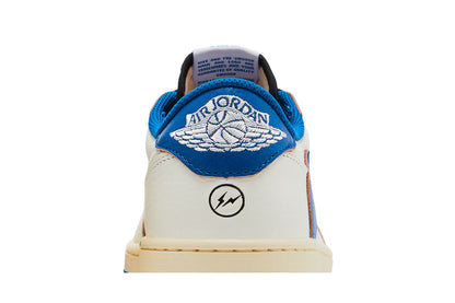 Jordan 1 Retro Low OG SP Fragment x Travis Scott Sail Military Blue sneaker afbeelding 7 - stylecode DM7866-104