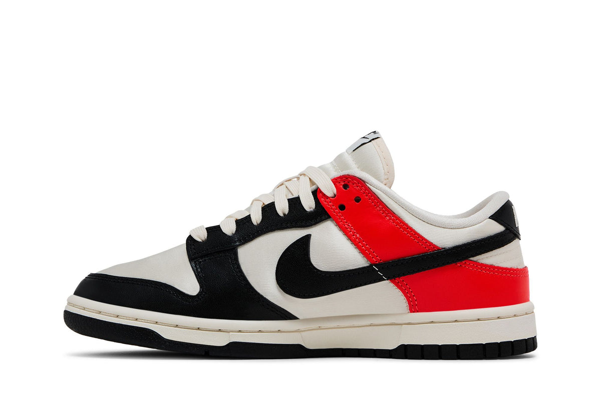 Nike Dunk Low Black Toe Bright Crimson (Women's) sneaker afbeelding 3 - stylecode HQ3423-635