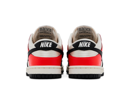 Nike Dunk Low Black Toe Bright Crimson (Women's) sneaker afbeelding 6 - stylecode HQ3423-635