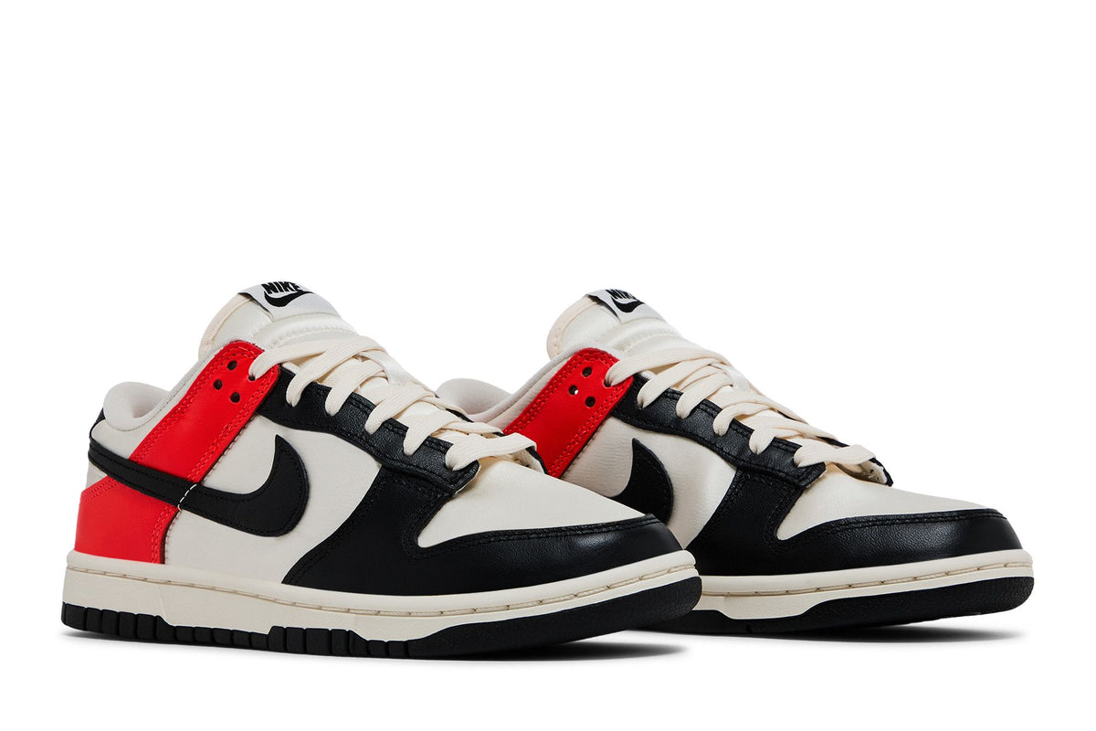 Nike Dunk Low Black Toe Bright Crimson (Women's) sneaker afbeelding 8 - stylecode HQ3423-635