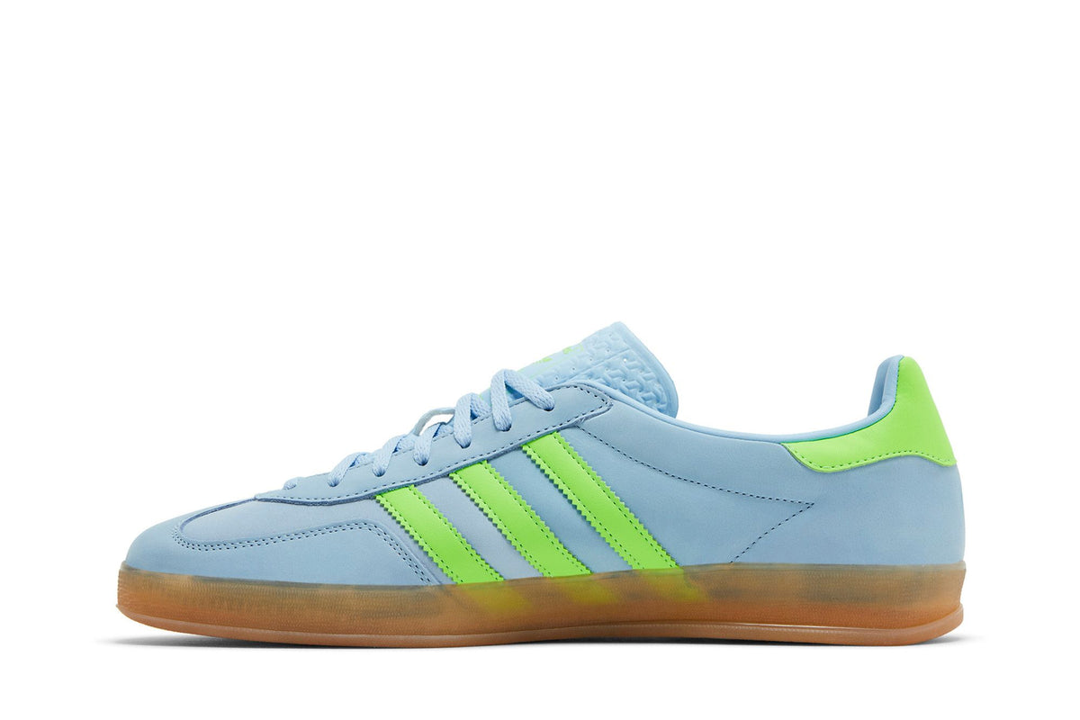 adidas Gazelle Indoor Clear Sky Solar Green (Women's) sneaker afbeelding 3 - stylecode JI1372
