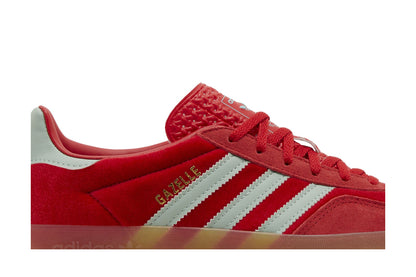 adidas Gazelle Indoor Better Scarlet Hazy Green (Women's) sneaker afbeelding 2 - stylecode IG6786