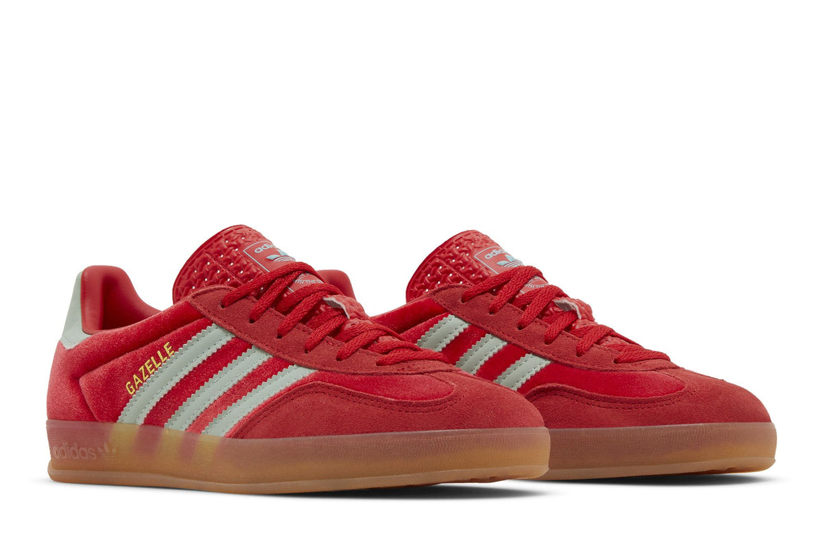 adidas Gazelle Indoor Better Scarlet Hazy Green (Women's) sneaker afbeelding 8 - stylecode IG6786