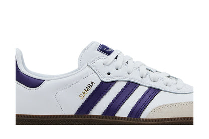 adidas Samba ADV Cloud White Collegiate Purple sneaker afbeelding 2 - stylecode IE6613