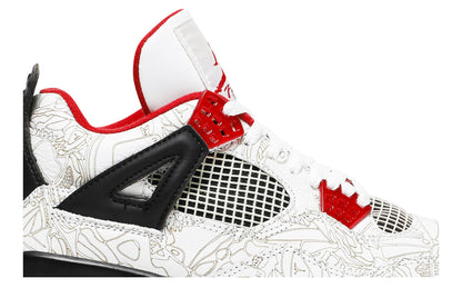 Jordan 4 Retro White Laser sneaker afbeelding 2 - stylecode 308497-161