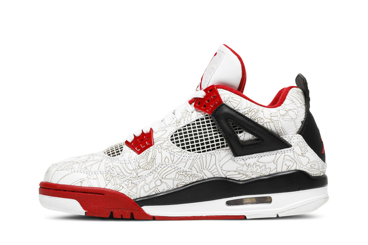 Jordan 4 Retro White Laser sneaker afbeelding 3 - stylecode 308497-161