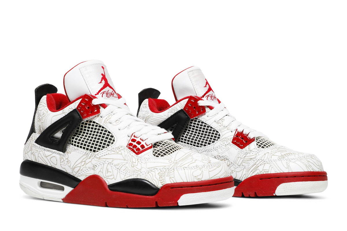 Jordan 4 Retro White Laser sneaker afbeelding 8 - stylecode 308497-161