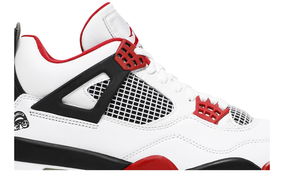 Jordan 4 Retro Fire Red Mars Blackmon sneaker afbeelding 2 - stylecode 308497-162