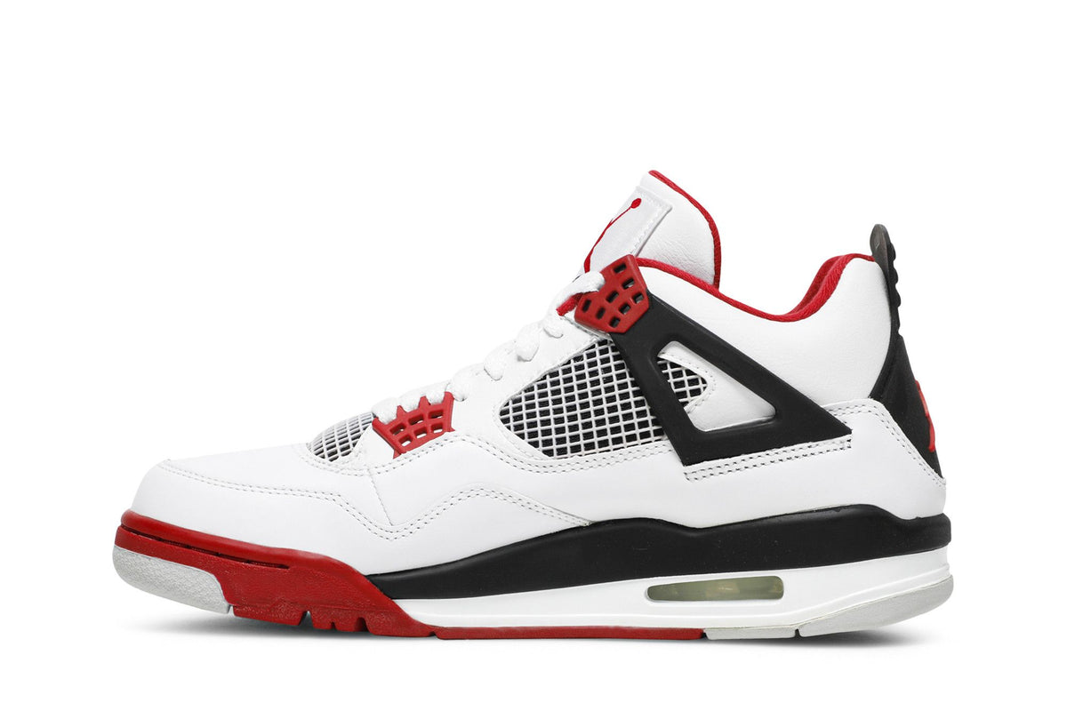 Jordan 4 Retro Fire Red Mars Blackmon sneaker afbeelding 3 - stylecode 308497-162