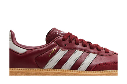 adidas Samba OG Burgundy Gum (Women's) sneaker afbeelding 2 - stylecode JH8700