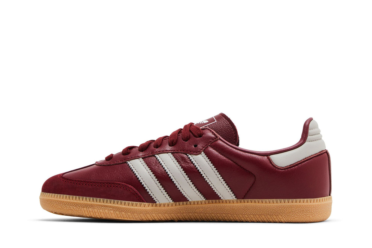adidas Samba OG Burgundy Gum (Women's) sneaker afbeelding 3 - stylecode JH8700