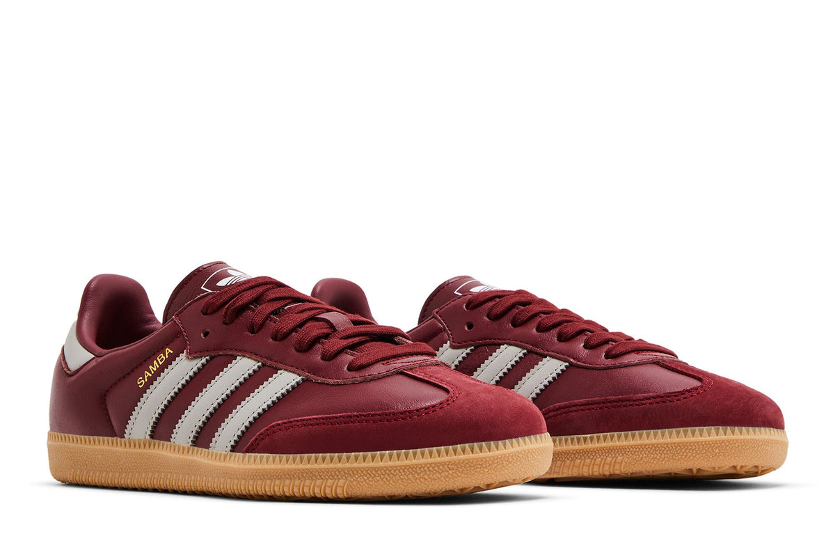 adidas Samba OG Burgundy Gum (Women's) sneaker afbeelding 8 - stylecode JH8700