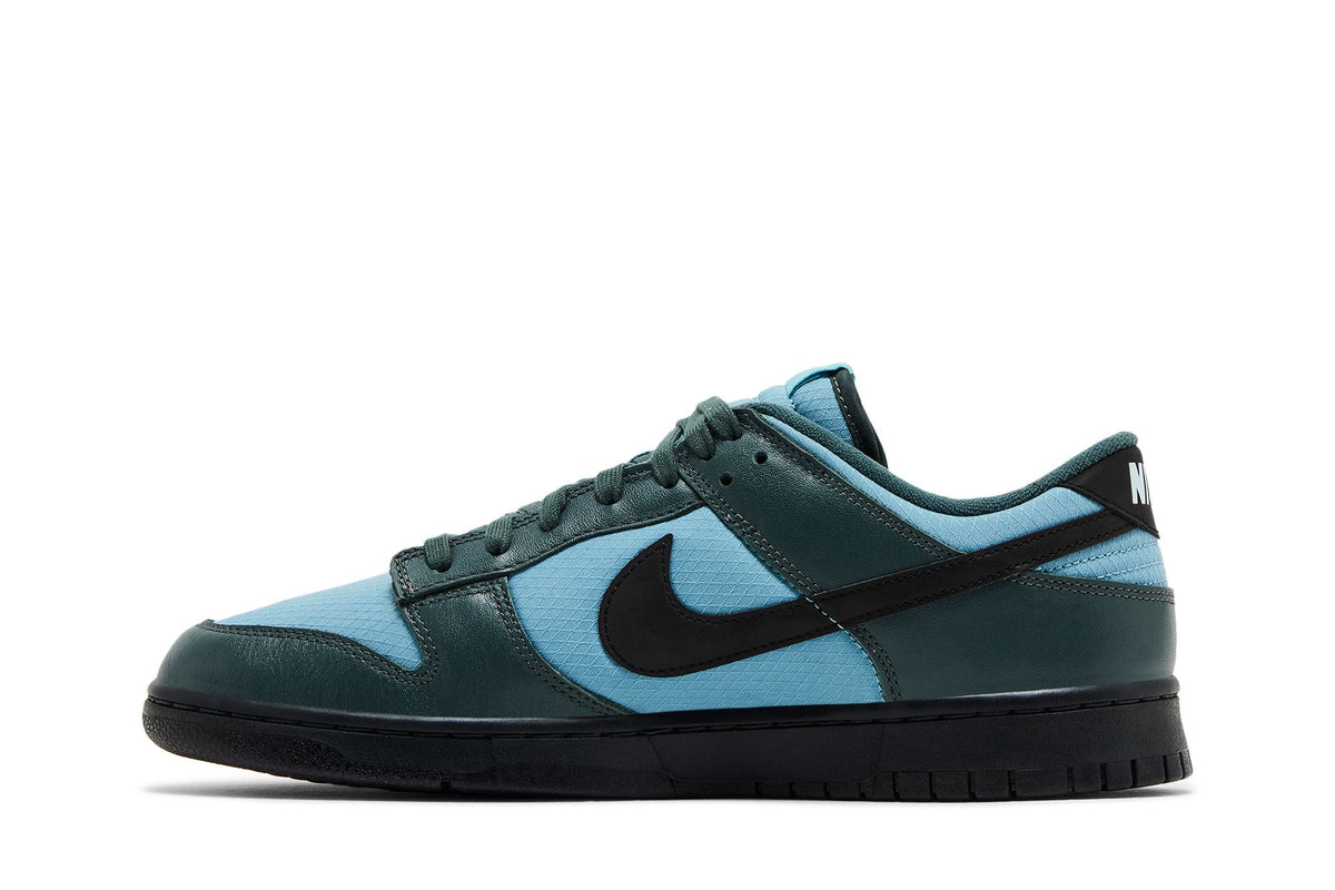 Nike Dunk Low Retro SE Vintage Green Denim Turquoise Anthracite Black sneaker afbeelding 3 - stylecode FZ3052-300