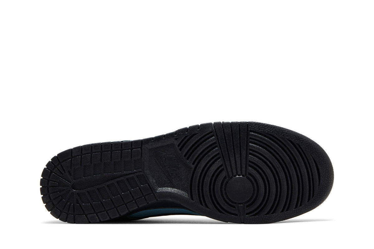 Nike Dunk Low Retro SE Vintage Green Denim Turquoise Anthracite Black sneaker afbeelding 4 - stylecode FZ3052-300