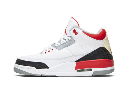 Jordan 3 Retro Fire Red (2007) sneaker afbeelding 3 - stylecode 136064-161