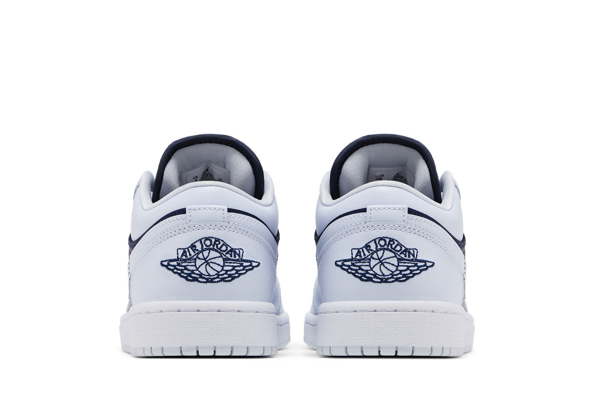 Jordan 1 Low SE Football Grey White Gym Red Midnight Navy (Women's) sneaker afbeelding 6 - stylecode FZ8778-044