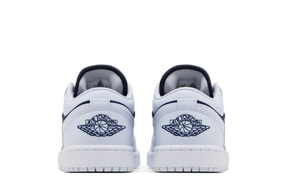 Jordan 1 Low SE Football Grey White Gym Red Midnight Navy (Women's) sneaker afbeelding 6 - stylecode FZ8778-044