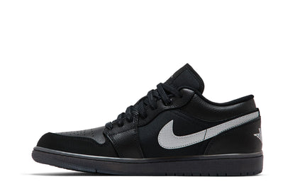 Jordan 1 Low Black White Dark Smoke Grey sneaker afbeelding 3 - stylecode HV5968-001