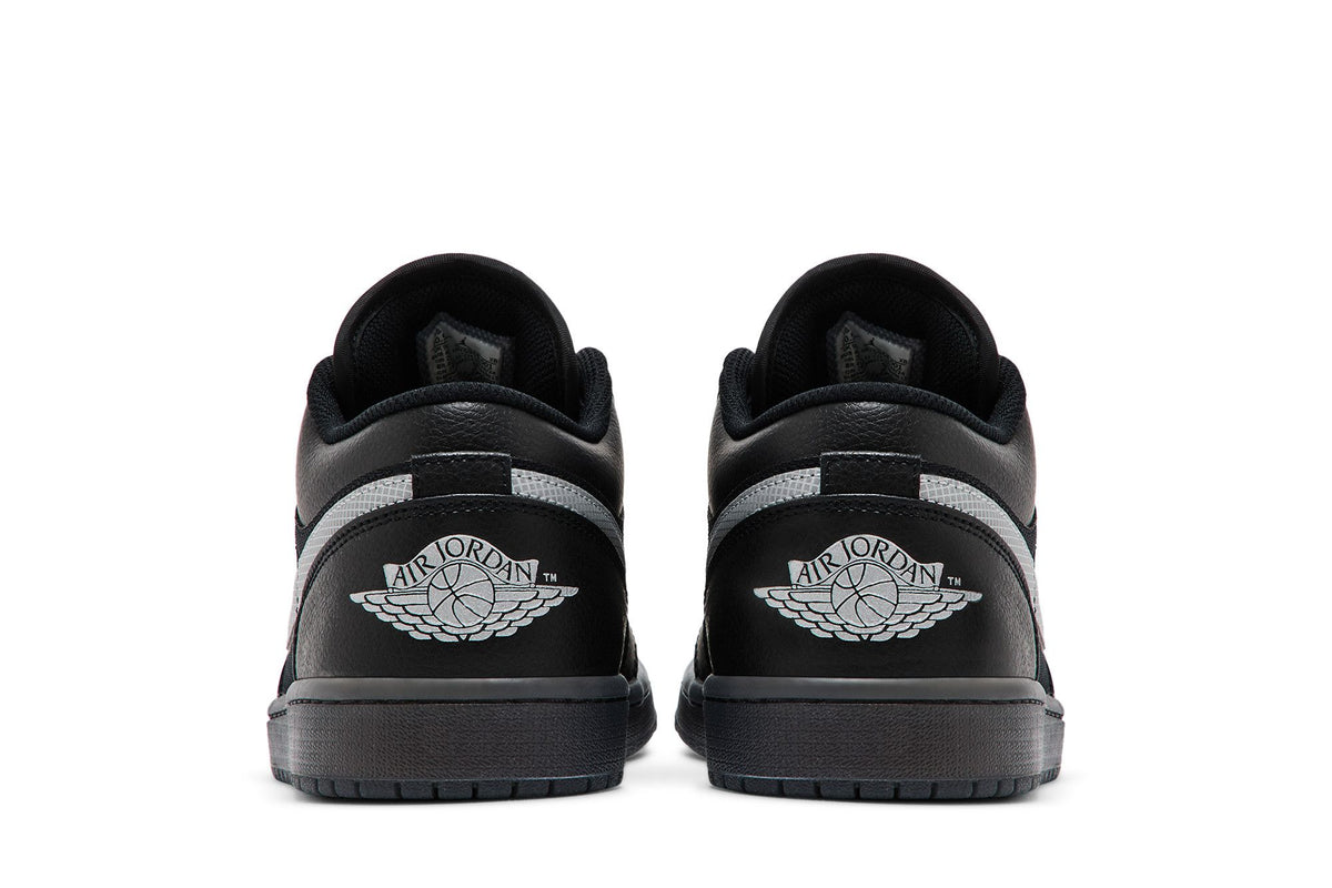 Jordan 1 Low Black White Dark Smoke Grey sneaker afbeelding 6 - stylecode HV5968-001