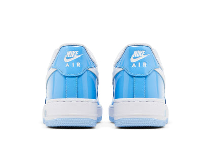 Nike Air Force 1 Low '07 LV8 Phychic Blue White Patent sneaker afbeelding 6 - stylecode HV9405-400