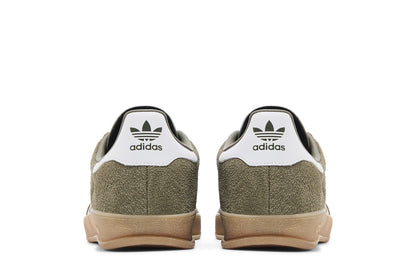 adidas Gazelle Indoor Olive Strata Cloud White Gum sneaker afbeelding 6 - stylecode JQ0174