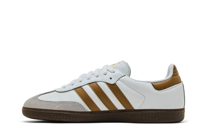 adidas Samba OG Cloud White Brown Desert sneaker afbeelding 3 - stylecode JH8796