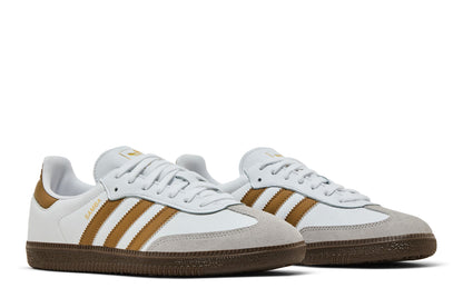 adidas Samba OG Cloud White Brown Desert sneaker afbeelding 8 - stylecode JH8796