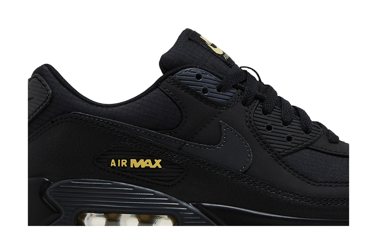 Nike Air Max 90 Black Buff Gold sneaker afbeelding 2 - stylecode IB7680-001