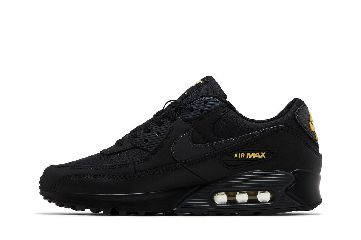 Nike Air Max 90 Black Buff Gold sneaker afbeelding 3 - stylecode IB7680-001