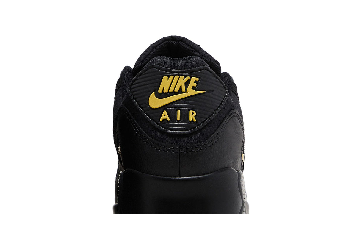 Nike Air Max 90 Black Buff Gold sneaker afbeelding 7 - stylecode IB7680-001