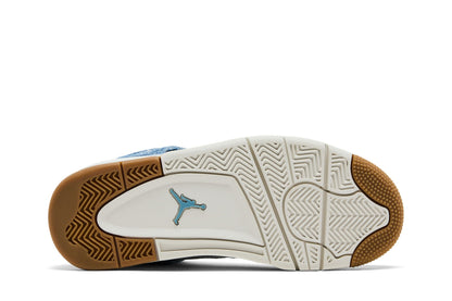 Jordan 4 Retro TEX Denim Worn Blue (Women's) sneaker afbeelding 4 - stylecode IB6716-100