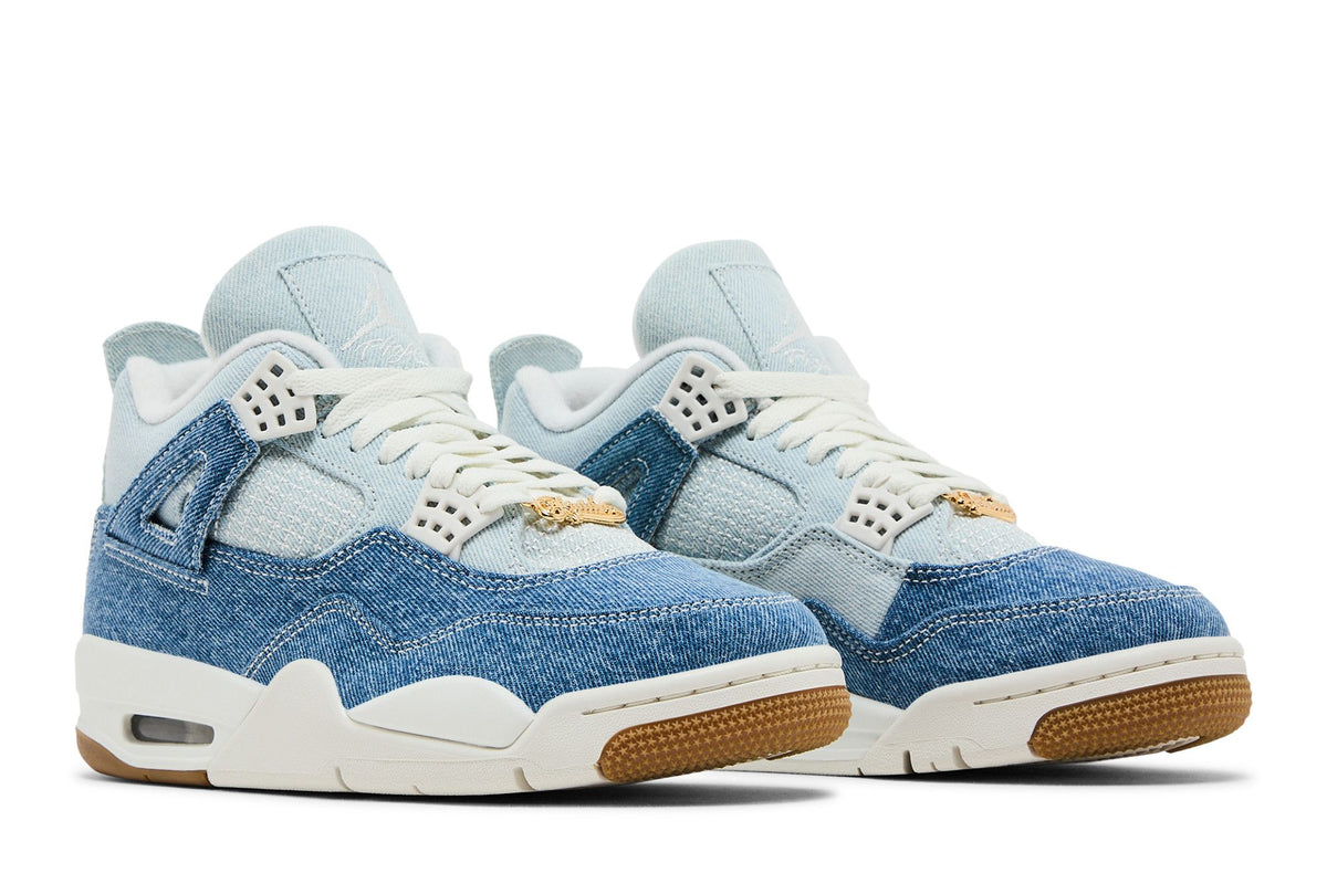 Jordan 4 Retro TEX Denim Worn Blue (Women's) sneaker afbeelding 8 - stylecode IB6716-100