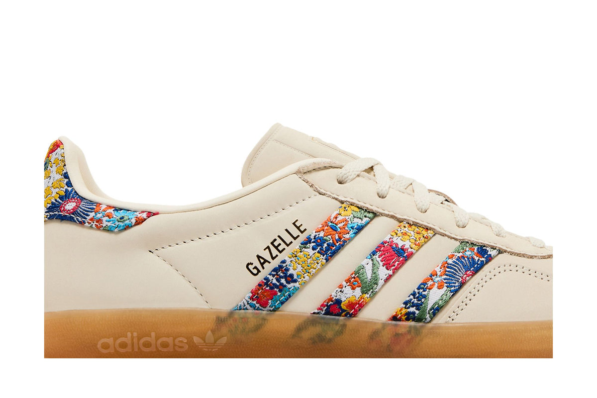 adidas Gazelle Indoor Liberty London Floral Embroidery Stripes (Women's) sneaker afbeelding 2 - stylecode JH7370