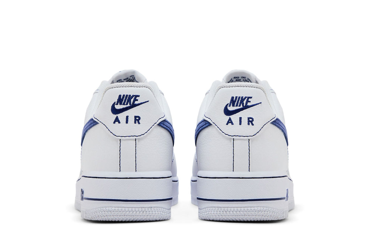 Nike Air Force 1 Low '07 LV8 White Deep Royal Blue sneaker afbeelding 6 - stylecode HQ2037-100