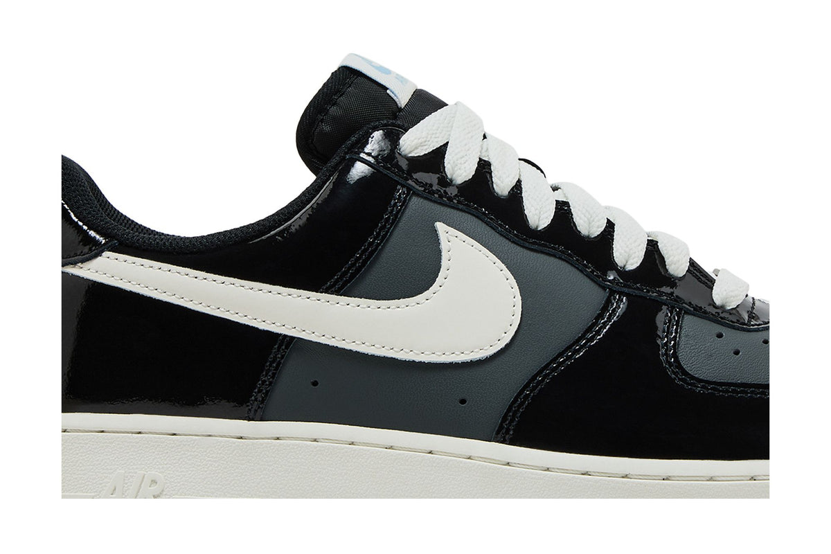 Nike Air Force 1 Low Black Iron Grey Patent sneaker afbeelding 2 - stylecode IB7676-001