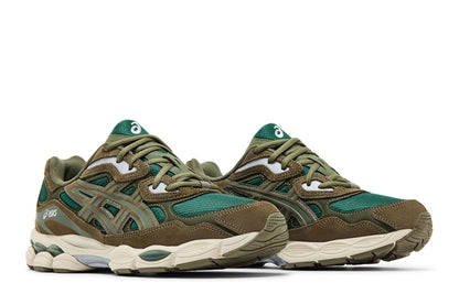 ASICS Gel-NYC Grove Olive Canvas sneaker afbeelding 8 - stylecode 1203A739-300