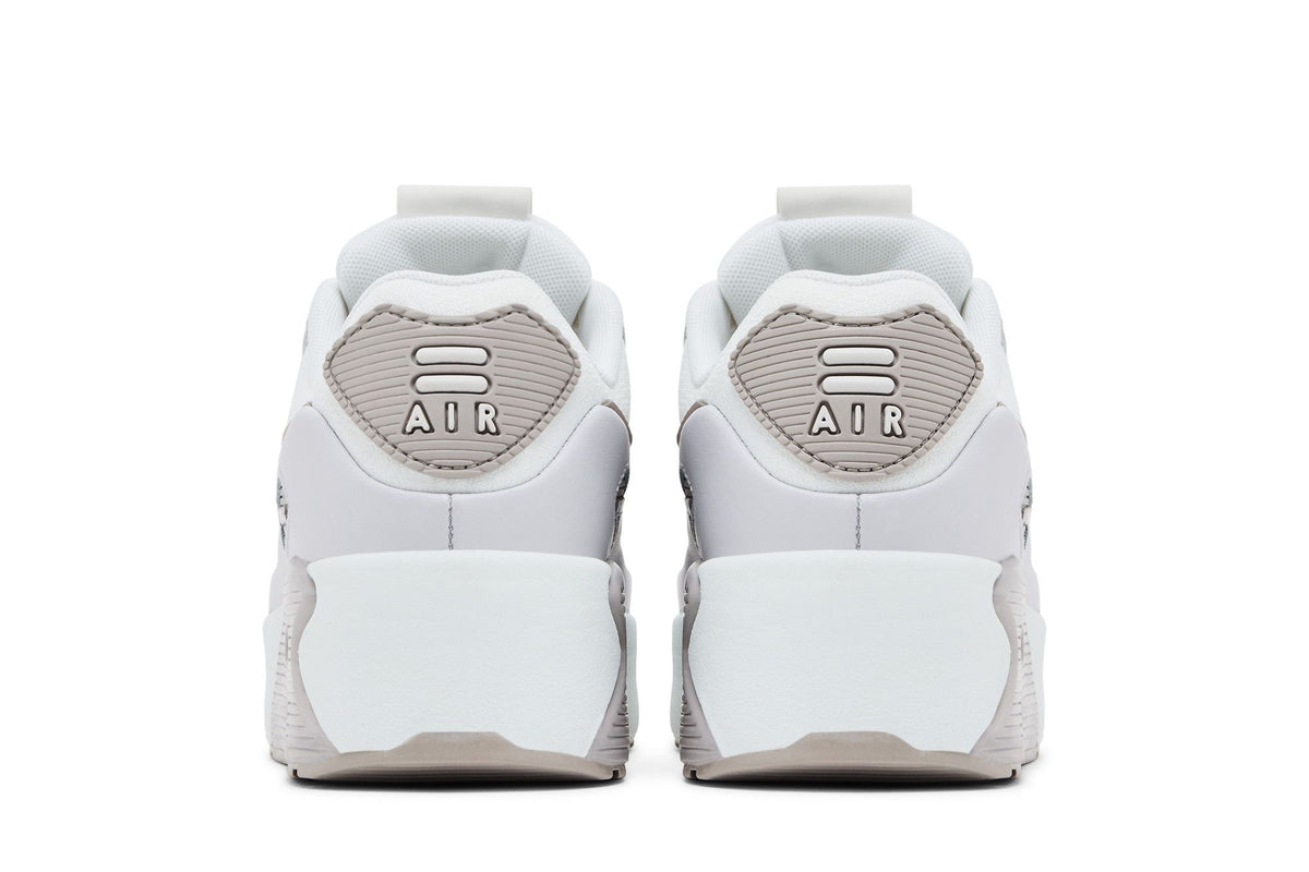 Nike Air Max 90 LV8 Summit White Vast Grey Metallic Platinum College Grey (Women's) sneaker afbeelding 6 - stylecode IB0170-1