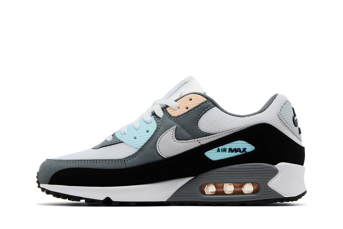 Nike Air Max 90 Cool Grey Pure Platinum Black sneaker afbeelding 3 - stylecode IB7674-001