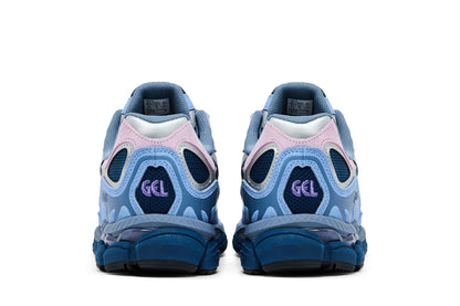 ASICS Gel-NYC Blue Pink Silver sneaker afbeelding 6 - stylecode 1203A785-400