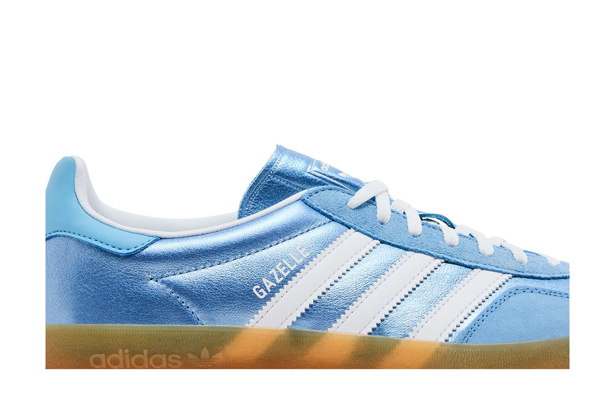adidas Gazelle Indoor Blue Cloud White Gum (Women's) sneaker afbeelding 2 - stylecode JS1407