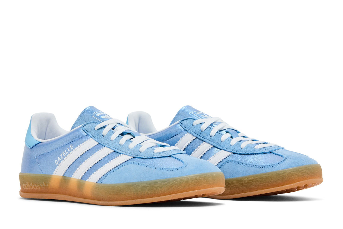 adidas Gazelle Indoor Blue Cloud White Gum (Women's) sneaker afbeelding 8 - stylecode JS1407