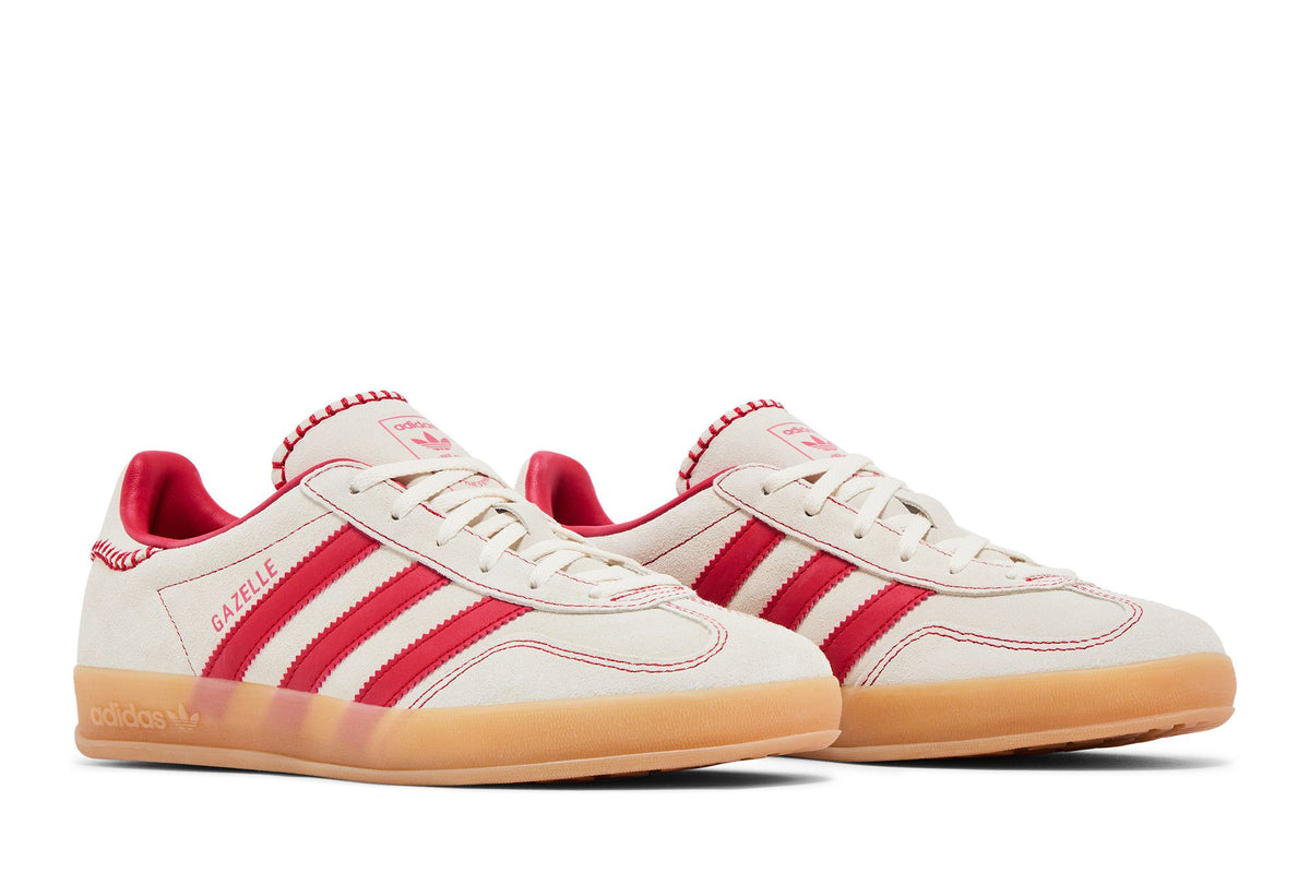 adidas Gazelle Indoor Beige Better Scarlet (Women's) sneaker afbeelding 8 - stylecode JS1402