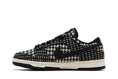 Nike Dunk Low Harris Tweed White Black Multi (Women's) sneaker afbeelding 3 - stylecode HQ5036-901
