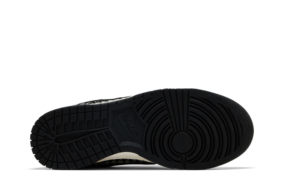 Nike Dunk Low Harris Tweed White Black Multi (Women's) sneaker afbeelding 4 - stylecode HQ5036-901
