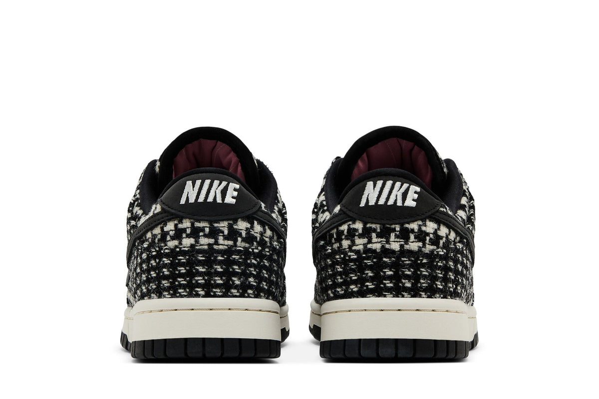 Nike Dunk Low Harris Tweed White Black Multi (Women's) sneaker afbeelding 6 - stylecode HQ5036-901